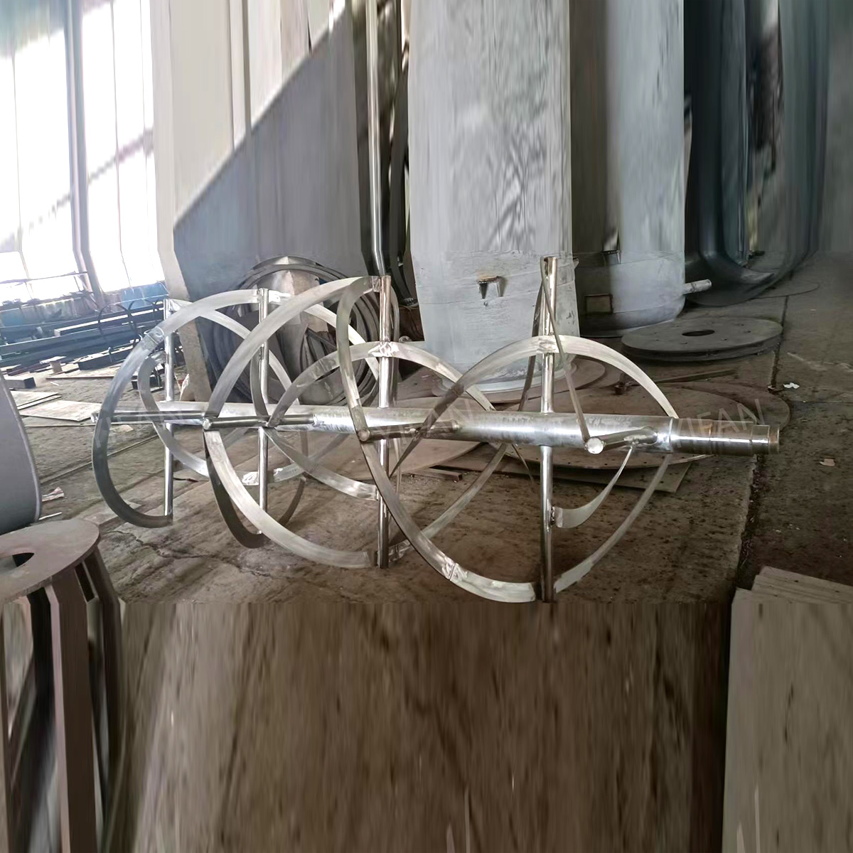 Horizontal Double Ribbon Mixer